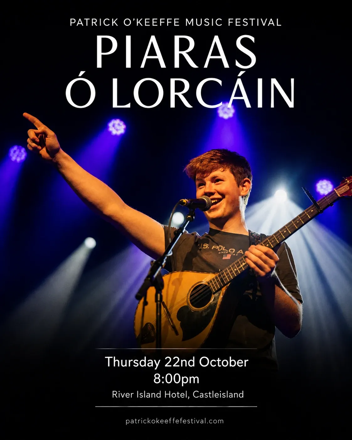 Piaras Ó Lorcáin in Concert poster
